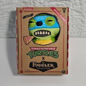 Fuggler Teenage Mutant Ninja Turtles Leonardo Plush RARE New Limited Edition